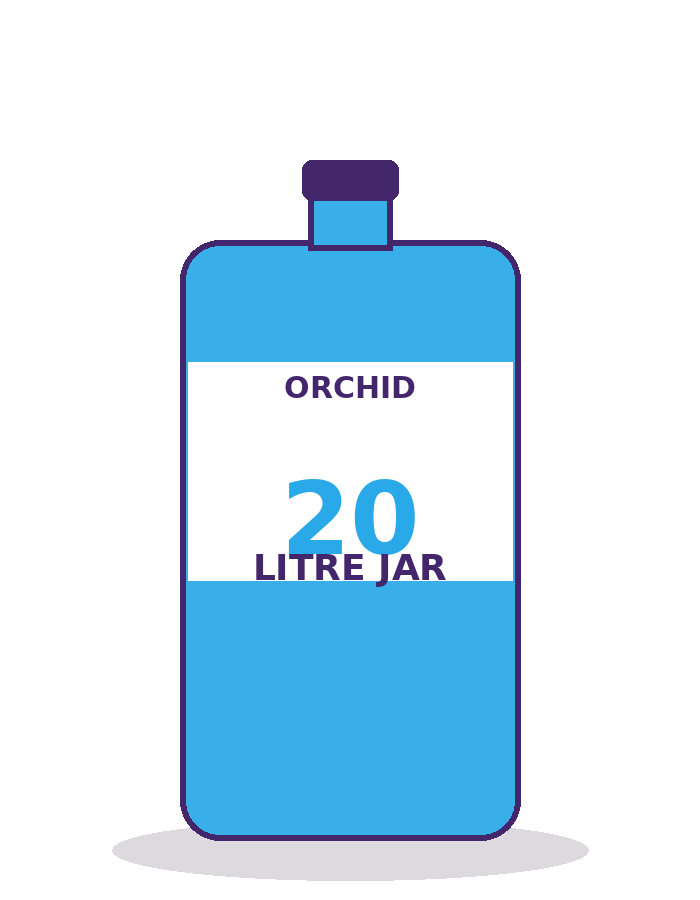 Orchid 20 Litre Water Jar